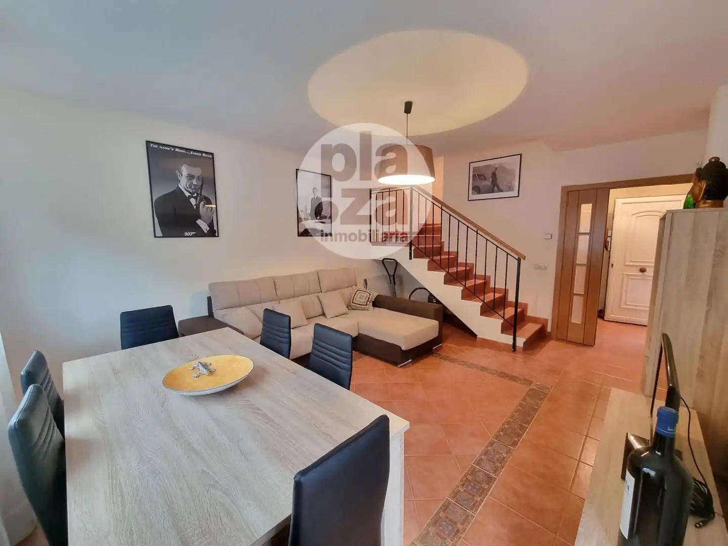 Sala de estar de Casa adosada en venta en Valdorros, Burgos