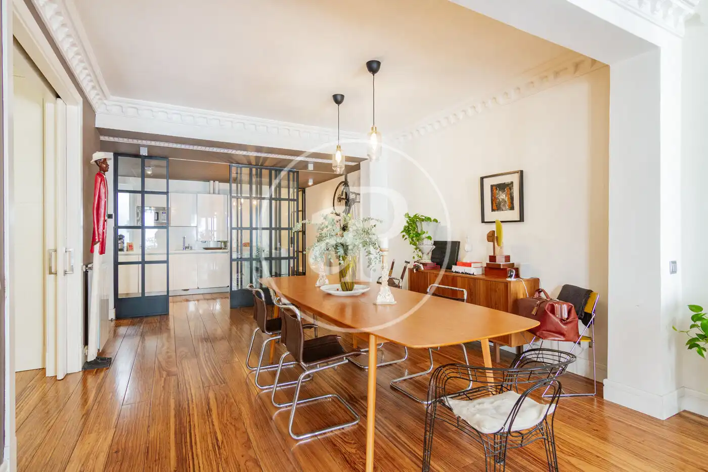 Esszimmer von Wohnung zum Verkauf in Madrid mit Klimaanlage, Heizung und Balkon