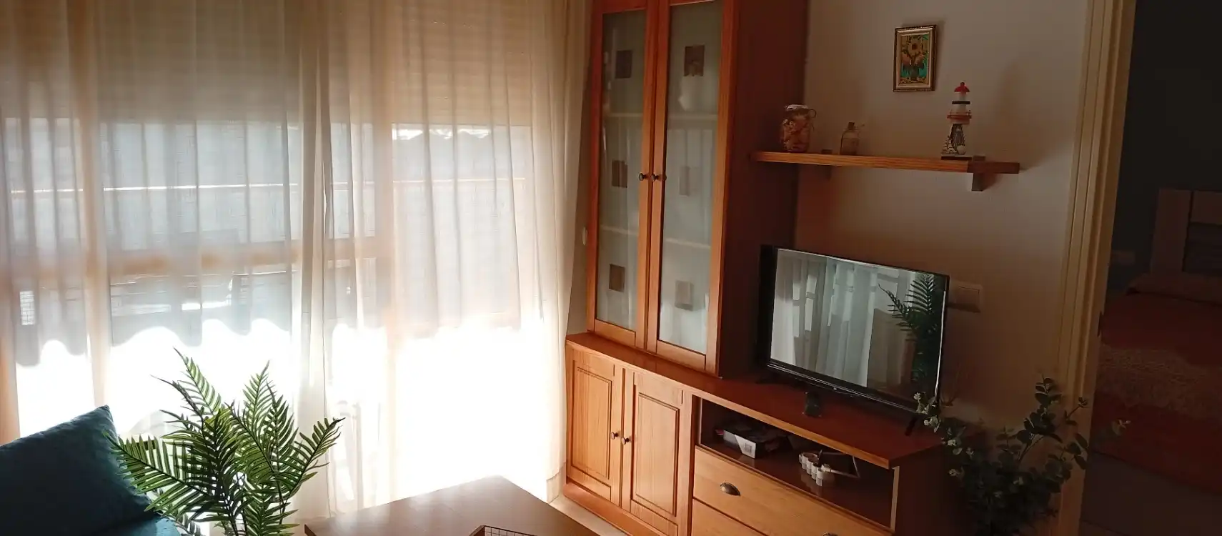 Sala de estar de Apartamento en venta en Calpe / Calp con Aire acondicionado, Calefacción y Jardín privado
