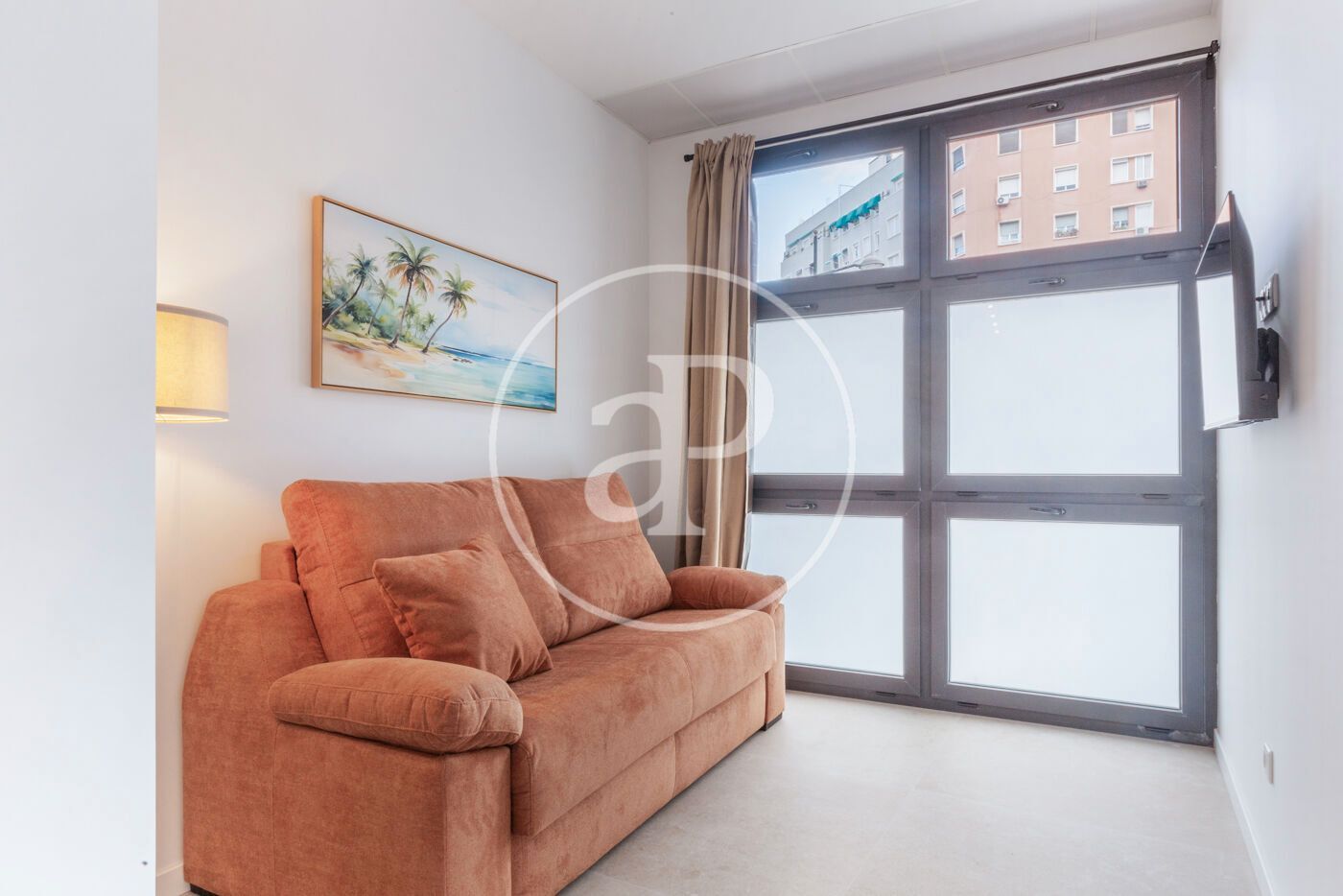 Living room of Flat for sale in  Valencia Capital  with Air Conditioner, Heating and Furnished