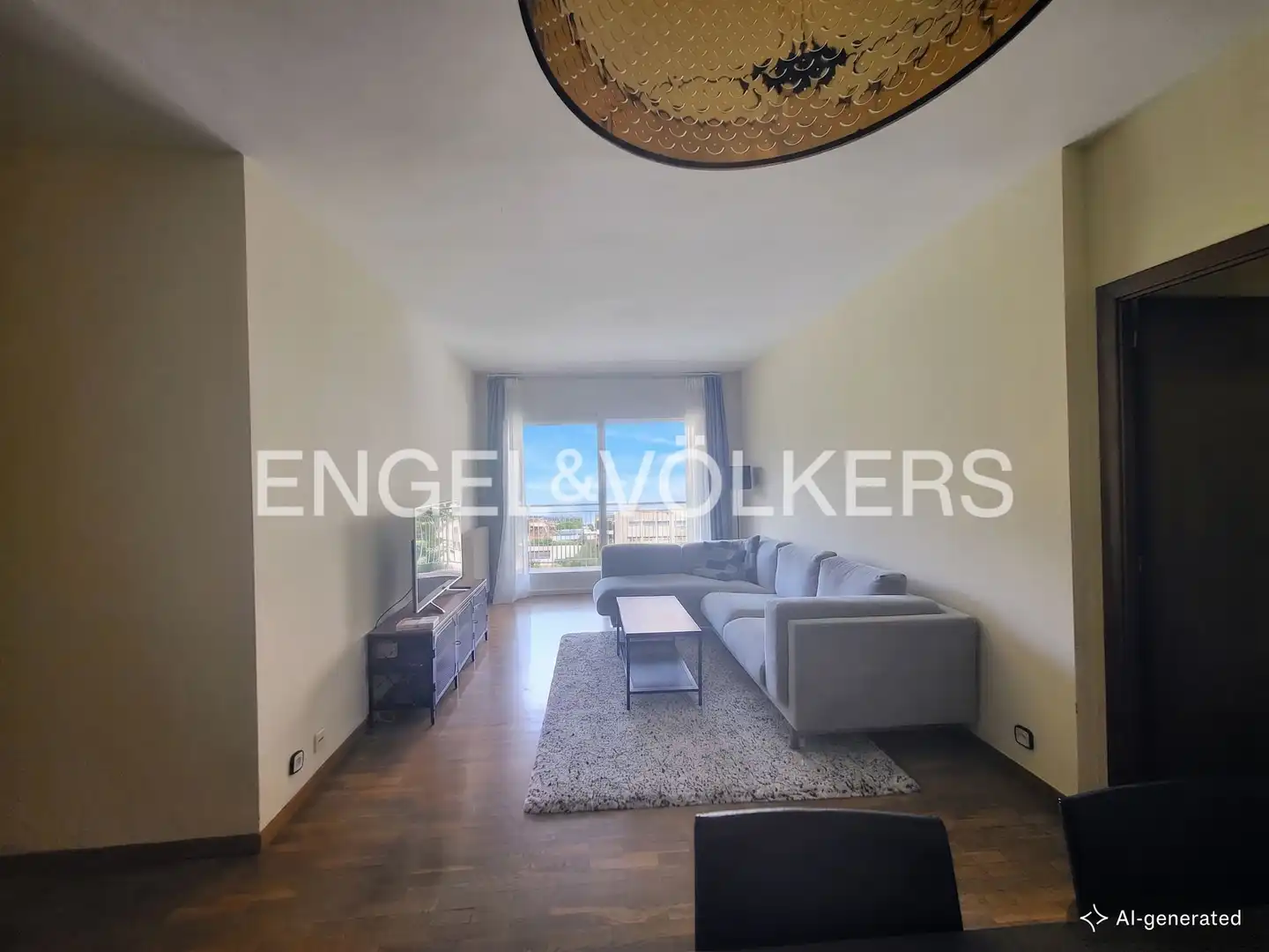 Sala d'estar de Pis de lloguer en Barcelona amb Aire condicionat, Calefacció i Parquet