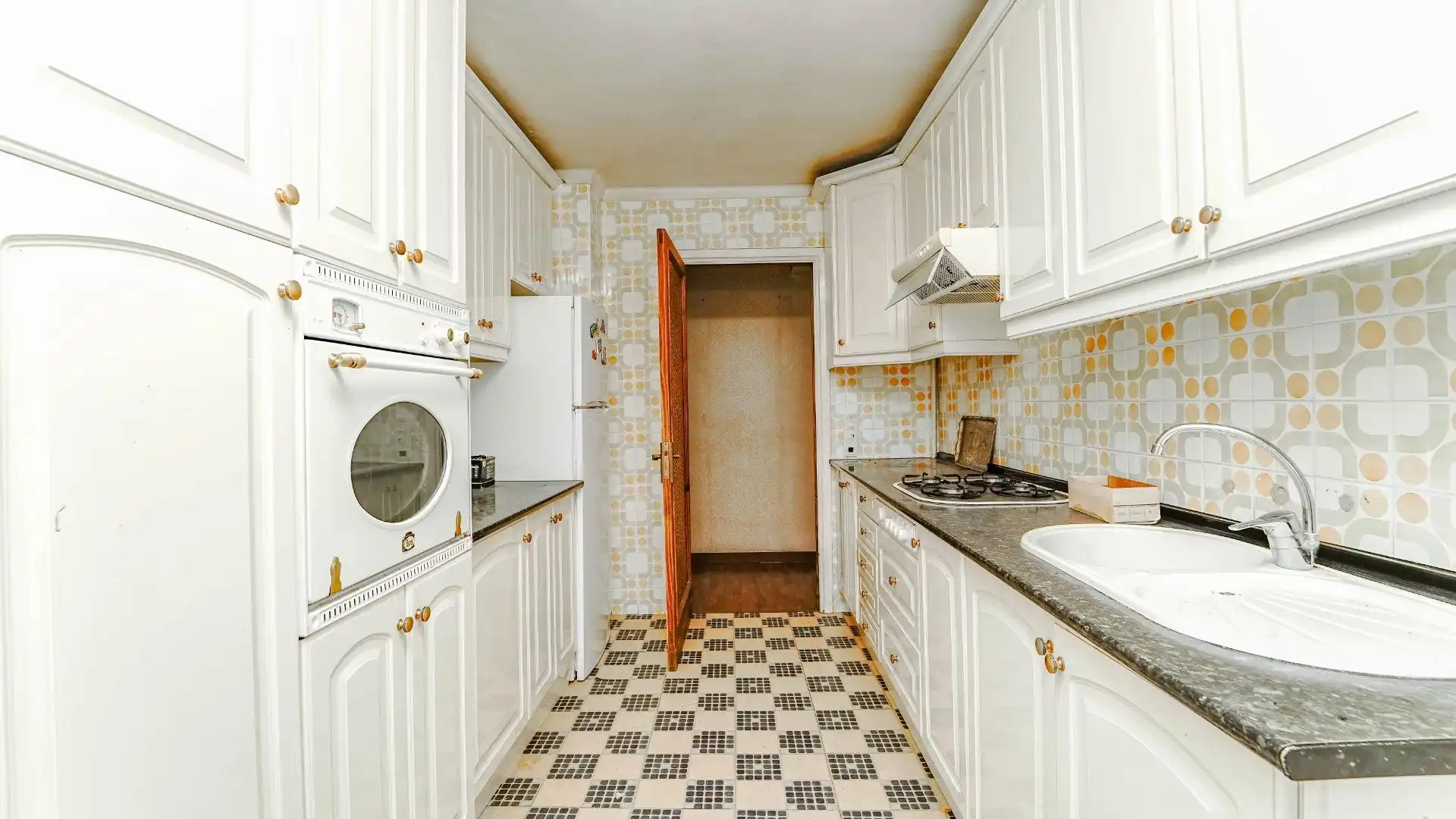 Küche von Wohnung zum Verkauf in  Palma de Mallorca mit Parkett