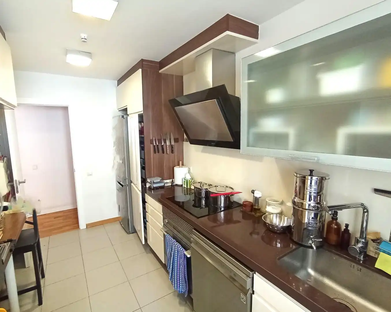 Kitchen of Flat for sale in Sant Cugat del Vallès  with Heating, Private garden and Terrace