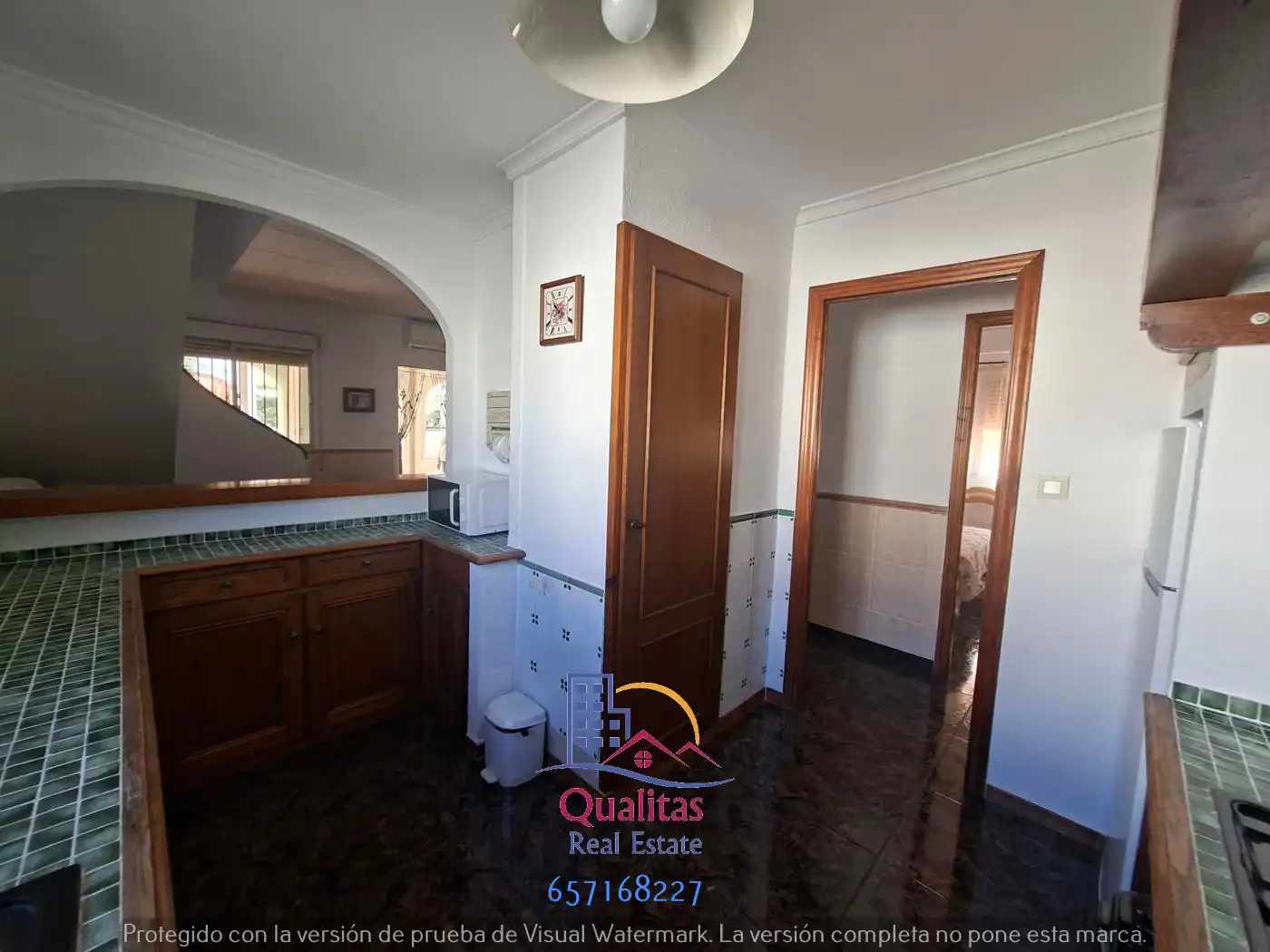 Cocina de Casa o chalet de alquiler en Oliva con Aire acondicionado, Jardín privado y Terraza