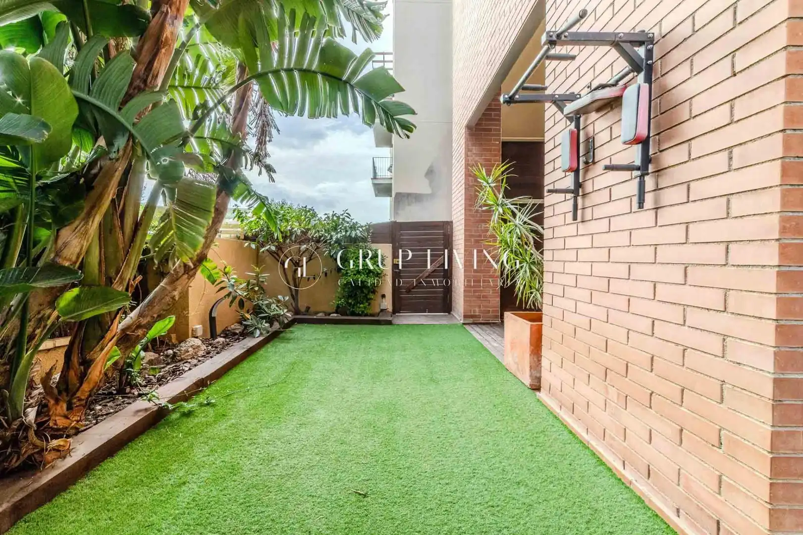 Terrasse von Wohnung zum Verkauf in Sitges mit Klimaanlage, Heizung und Privatgarten
