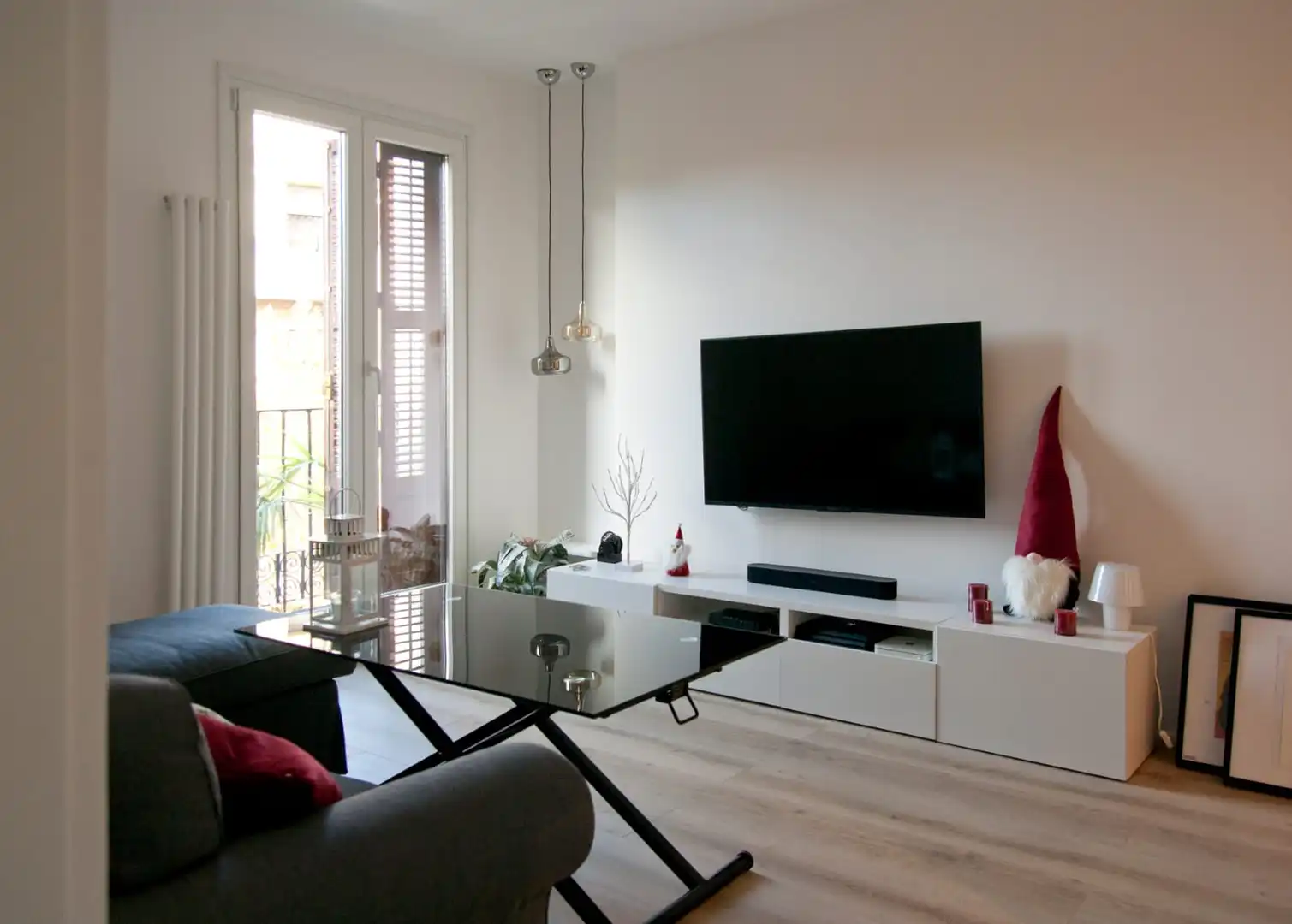 Sala de estar de Piso de alquiler en Madrid con Aire acondicionado, Calefacción y Parquet