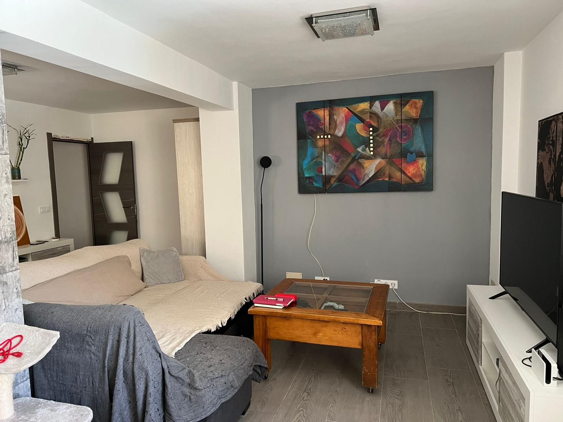 Living room of Flat for sale in Villatobas  with Air Conditioner