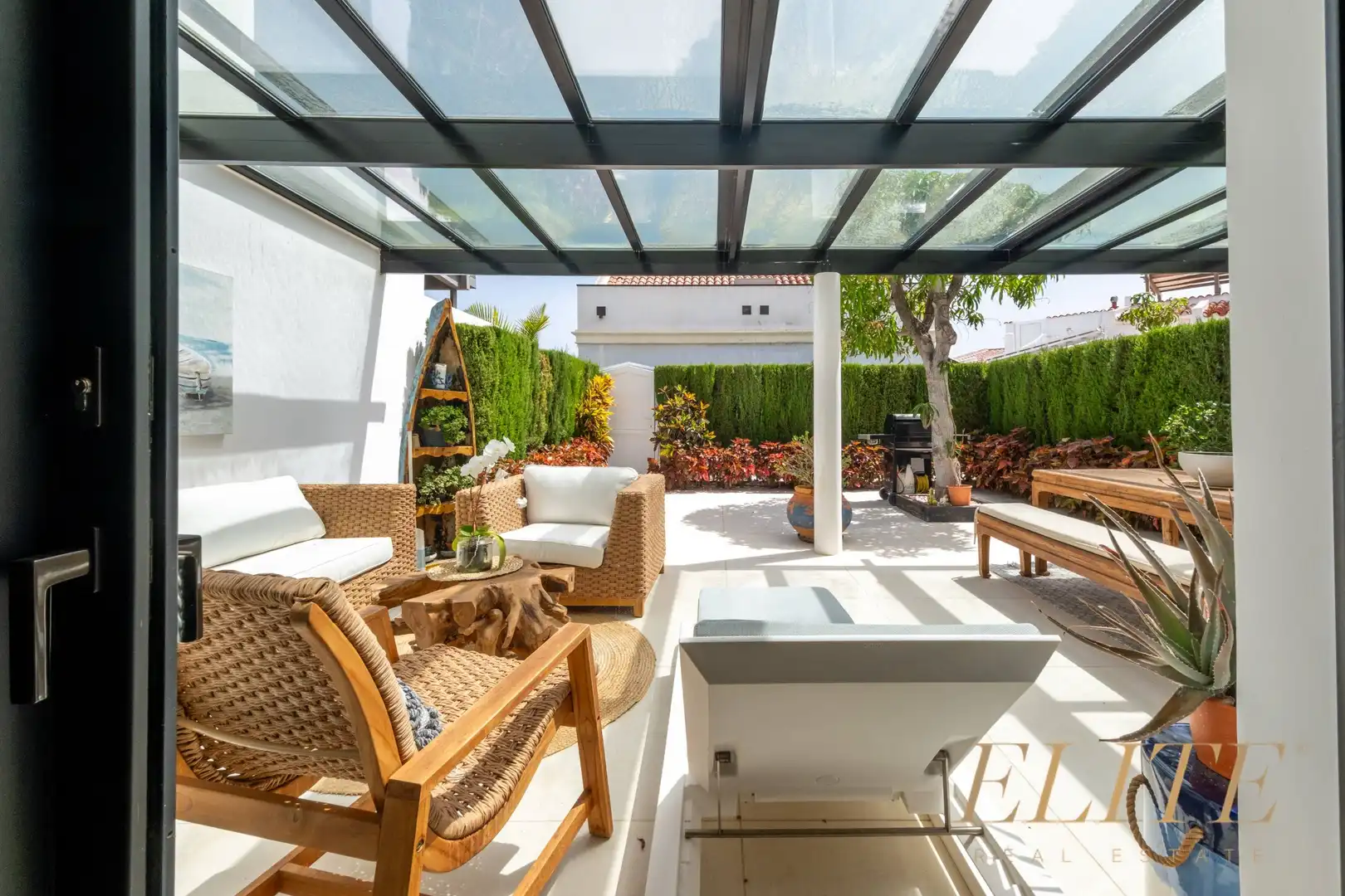 Terraza de Casa o chalet en venta en San Bartolomé de Tirajana con Aire acondicionado, Calefacción y Jardín privado