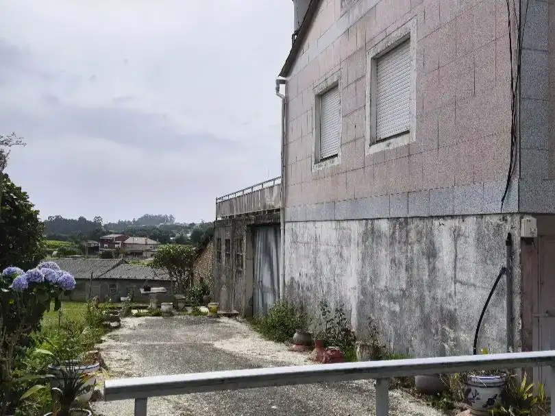 Vista exterior de Casa adosada en venta en Ribadumia con Jardín privado y Amueblado
