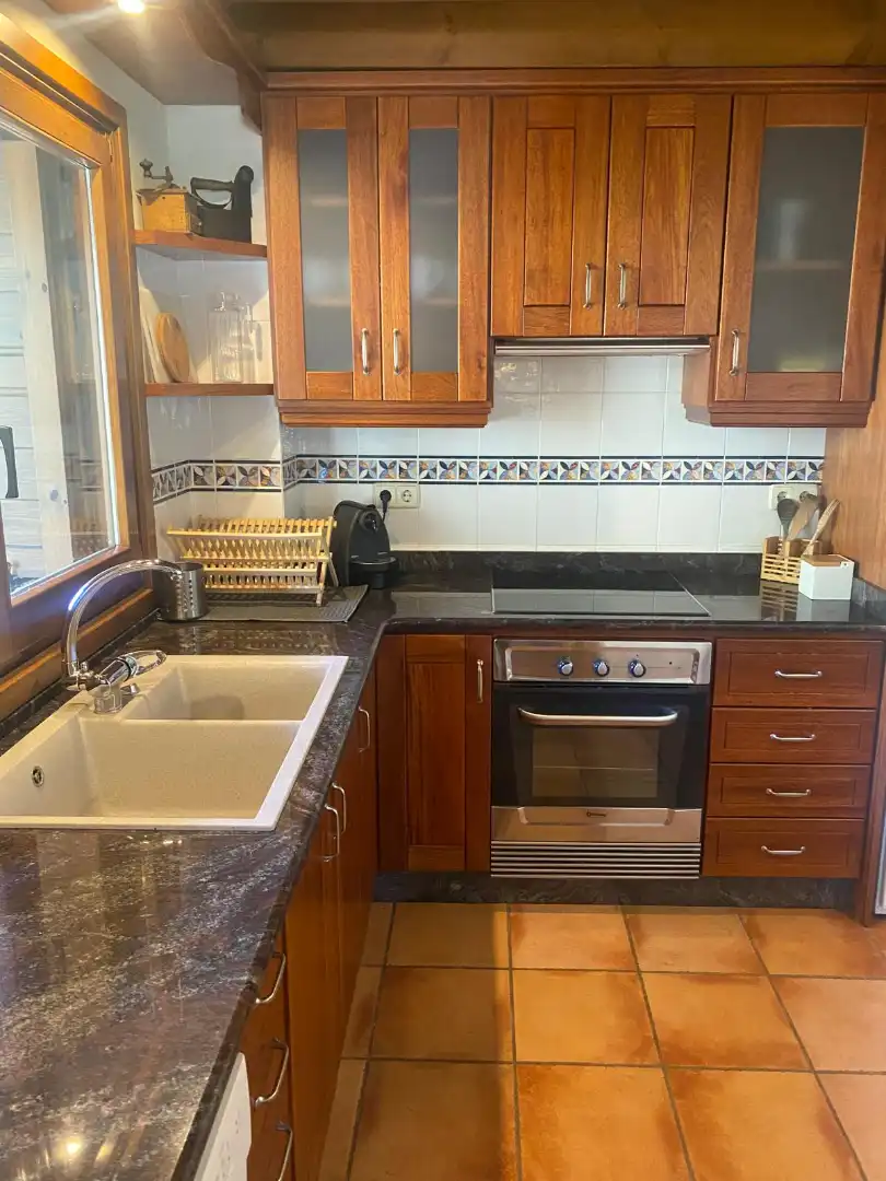 Kitchen of Houses for sale in Vilallonga de Ter  with Heating, Private garden and Parquet flooring