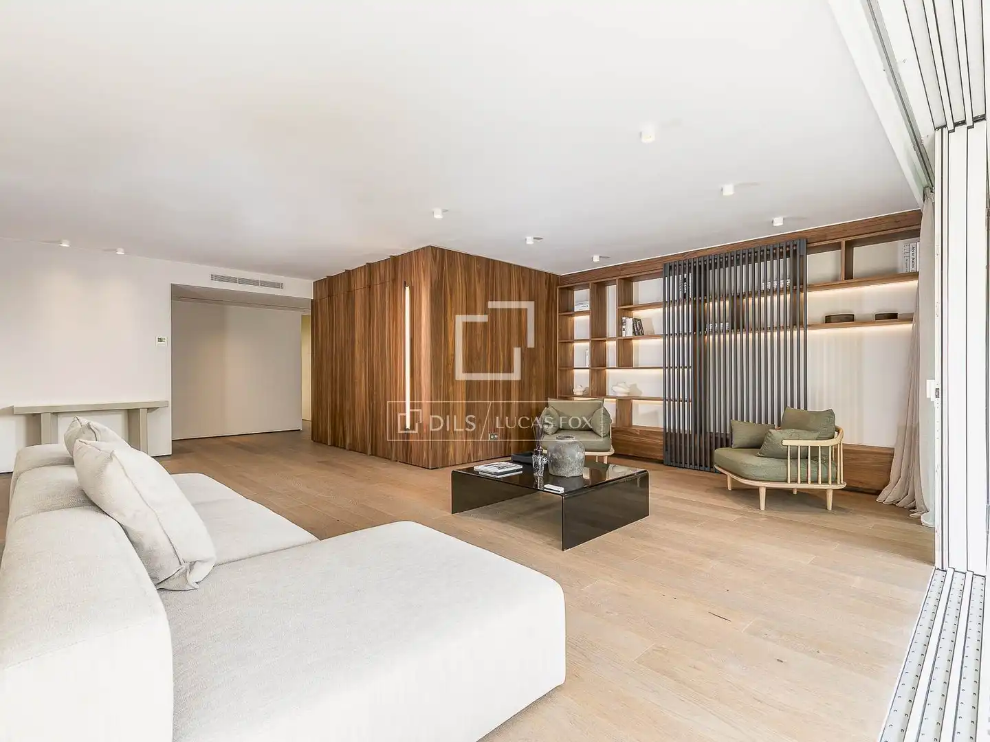 Sala de estar de Piso en venta en Barcelona con Aire acondicionado, Calefacción y Terraza
