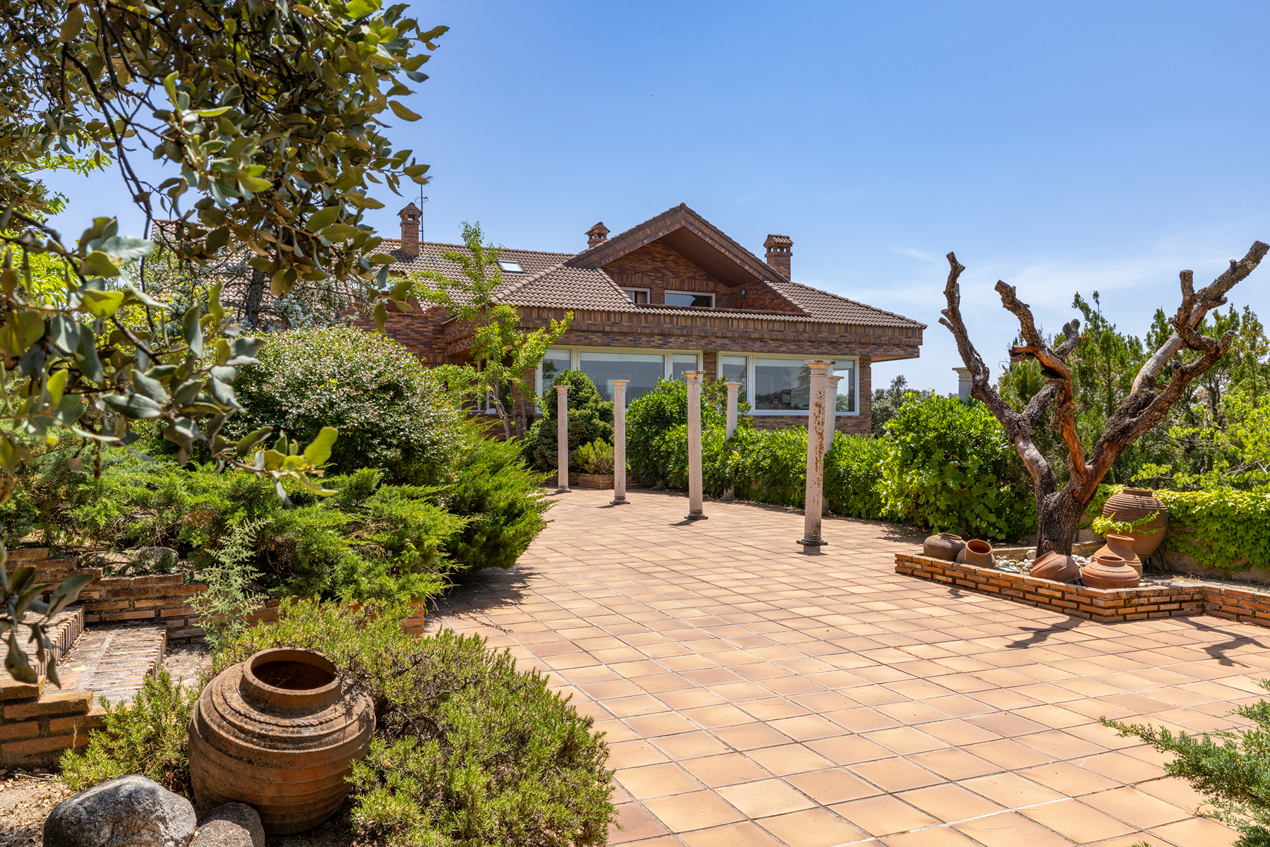 Terraza de Casa o chalet en venta en Las Rozas de Madrid con Aire acondicionado, Calefacción y Jardín privado