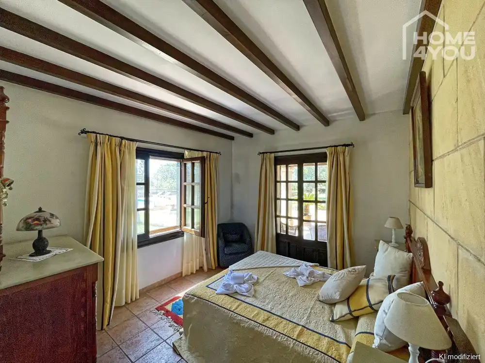 Bedroom of Houses for sale in Ses Salines  with Air Conditioner, Heating and Terrace