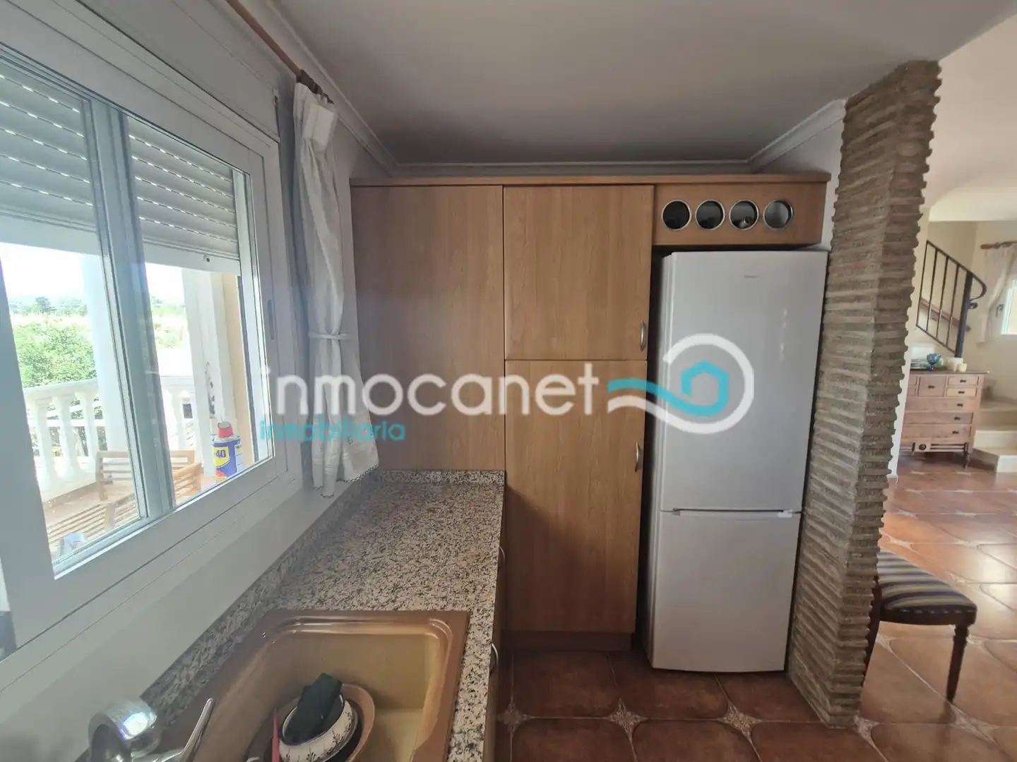 Cuina de Casa adosada en venda en Oliva amb Jardí privat, Terrassa i Piscina