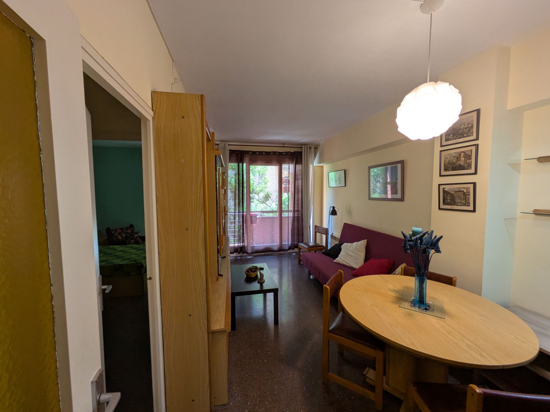 Living room of Flat for sale in  Barcelona Capital  with Heating, Furnished and Washing machine