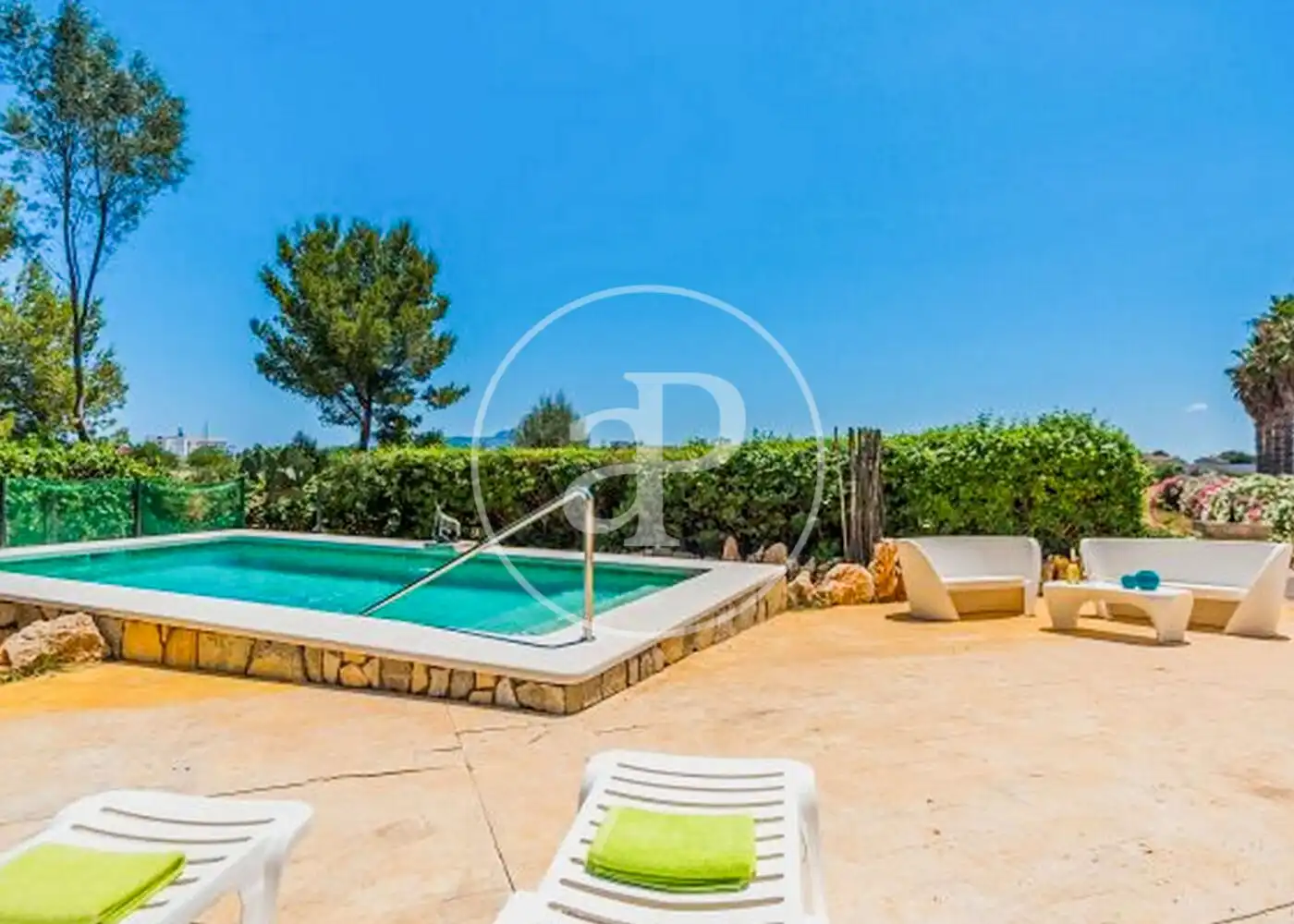 Swimming pool of Houses for rent in Pollença  with Air Conditioner, Private garden and Terrace