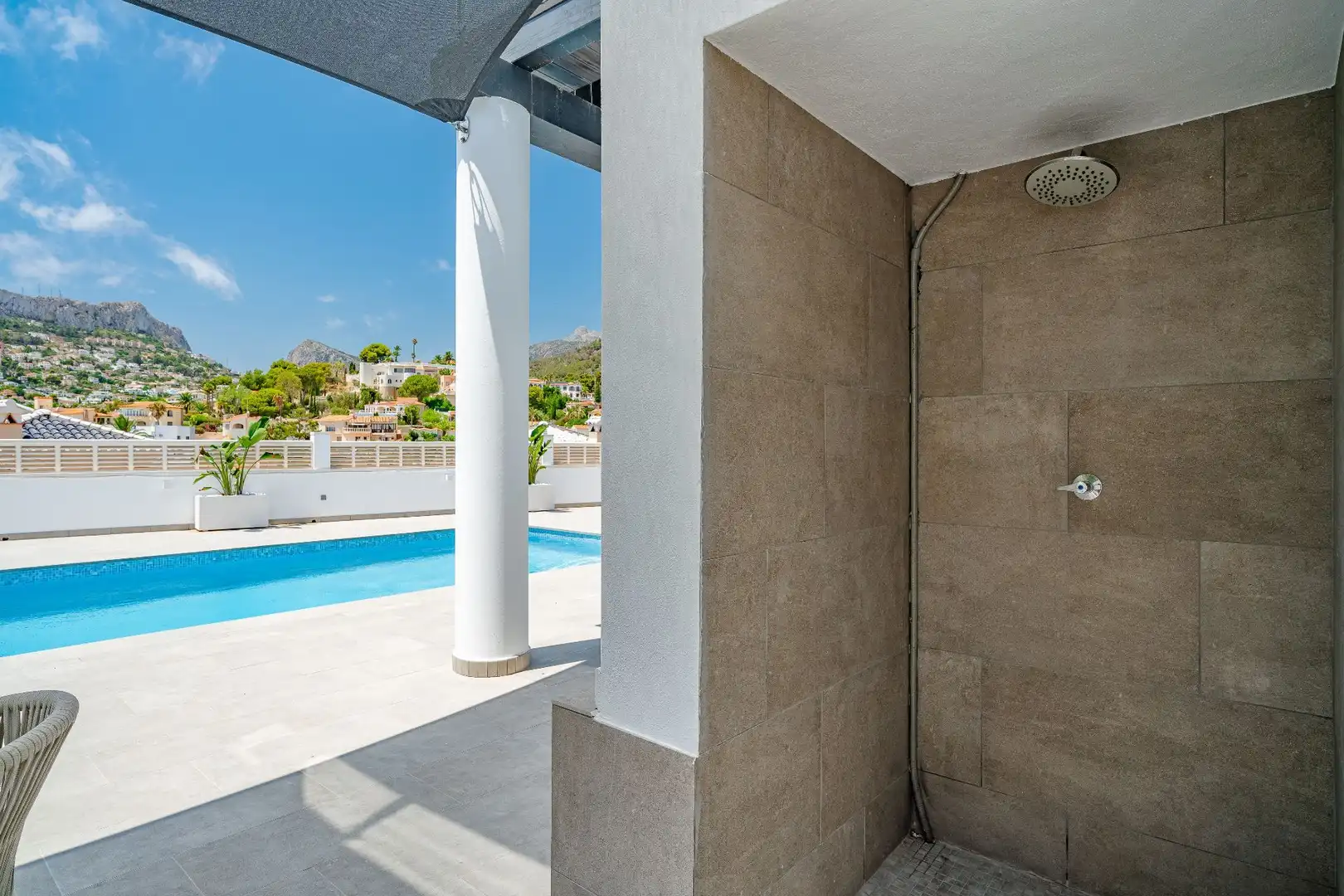 Piscina de Casa o chalet en venta en Calpe / Calp con Aire acondicionado, Jardín privado y Terraza
