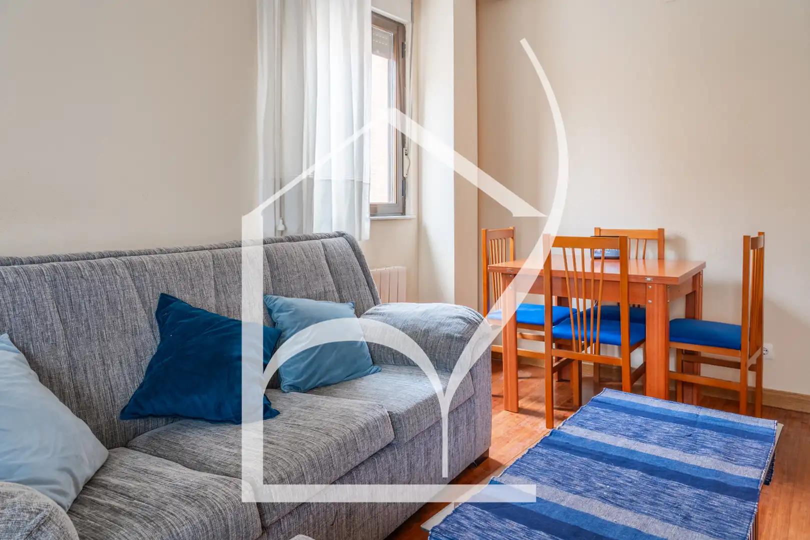 Sala de estar de Piso de alquiler en Salamanca con Calefacción, Parquet y Amueblado