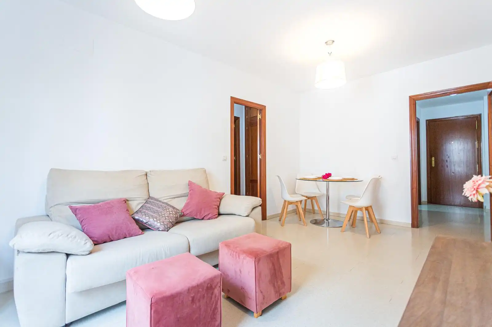 Living room of Flat for rent in Sanlúcar de Barrameda  with Air Conditioner, Heating and Furnished