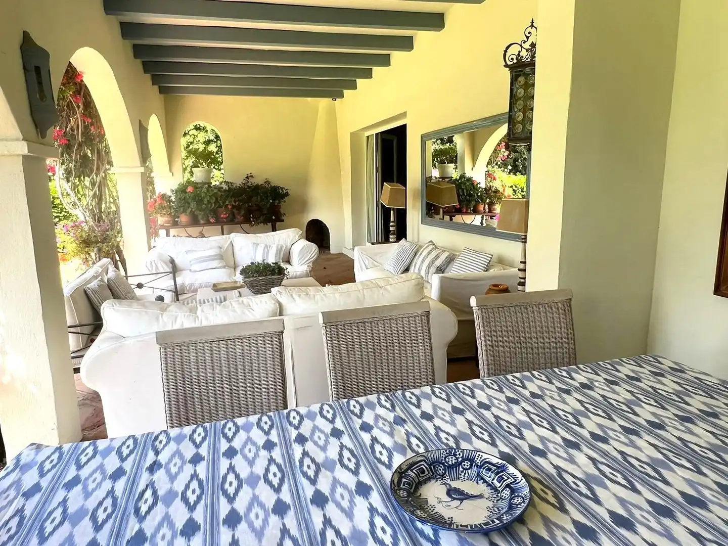 Terrassa de Casa o xalet en venda en Mijas amb Aire condicionat, Terrassa i Piscina