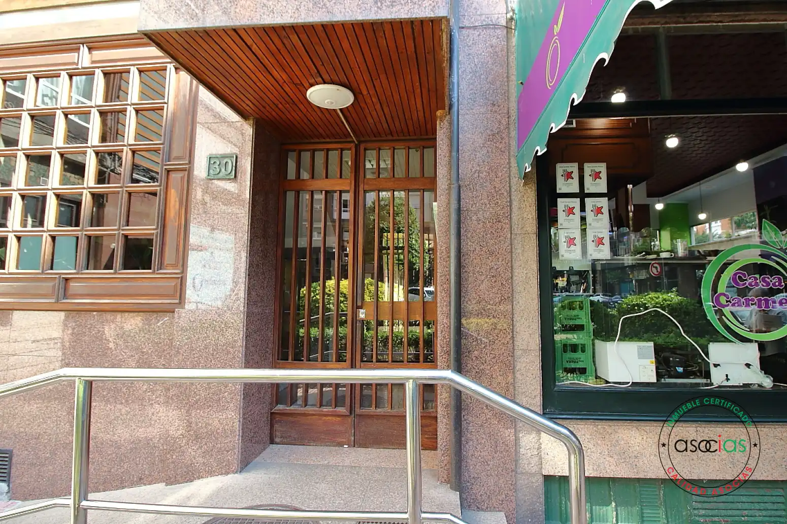 Exterior view of Flat for sale in Gijón   with Heating, Parquet flooring and Storage room