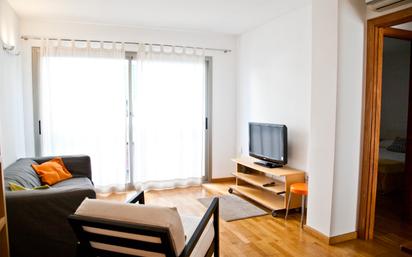 Sala d'estar de Apartament en venda en  Palma de Mallorca amb Aire condicionat, Parquet i Moblat