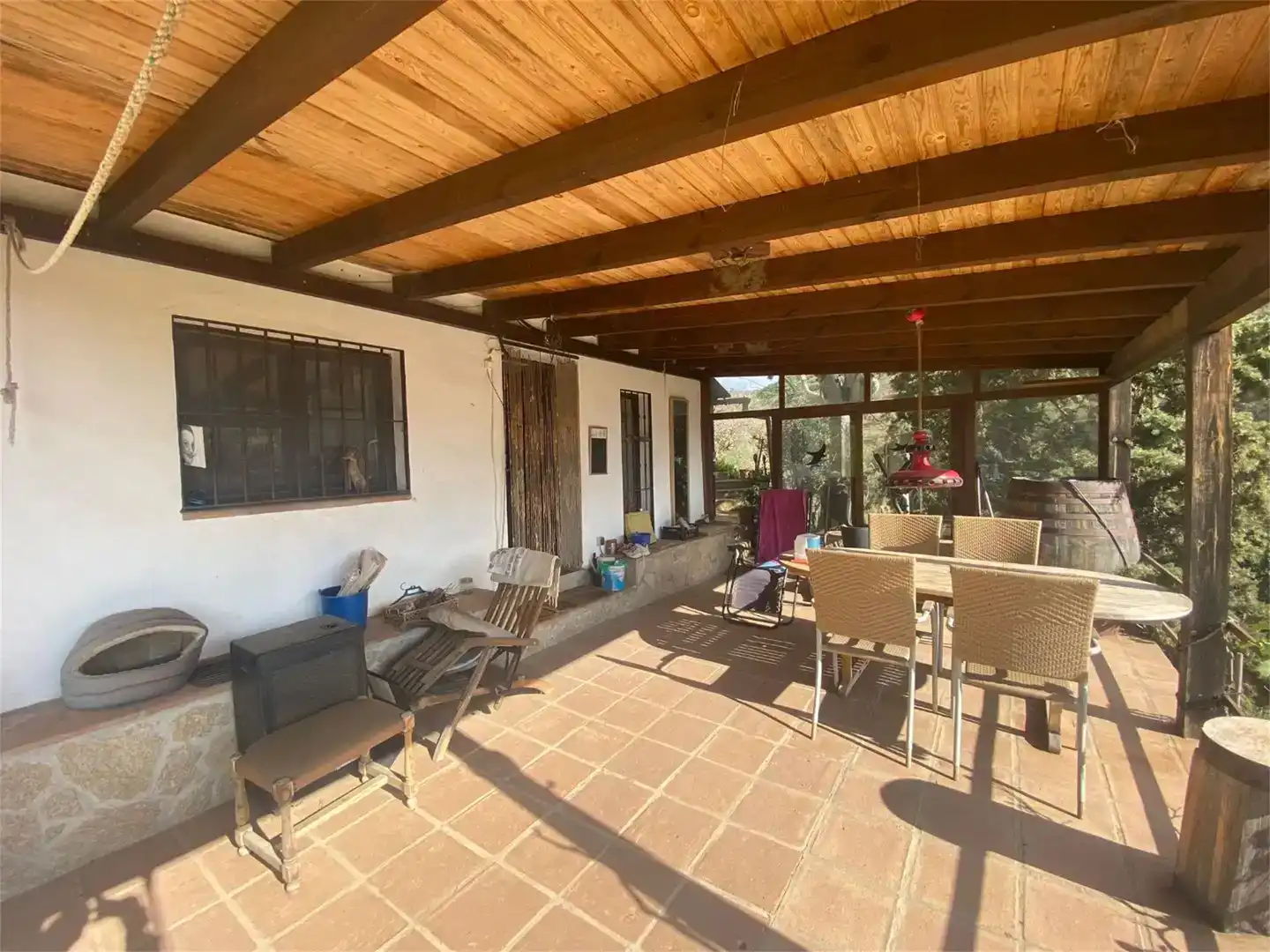 Terraza de Finca rústica en venta en Arenas, Málaga