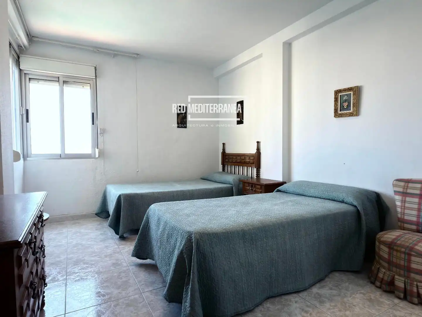 Schlafzimmer von Wohnung zum Verkauf in Gandia mit Klimaanlage, Heizung und Terrasse