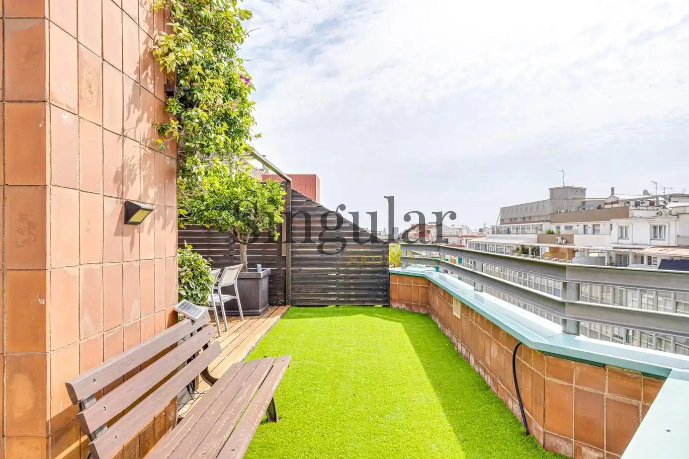 Terraza de Ático en venta en Barcelona con Calefacción, Parquet y Terraza