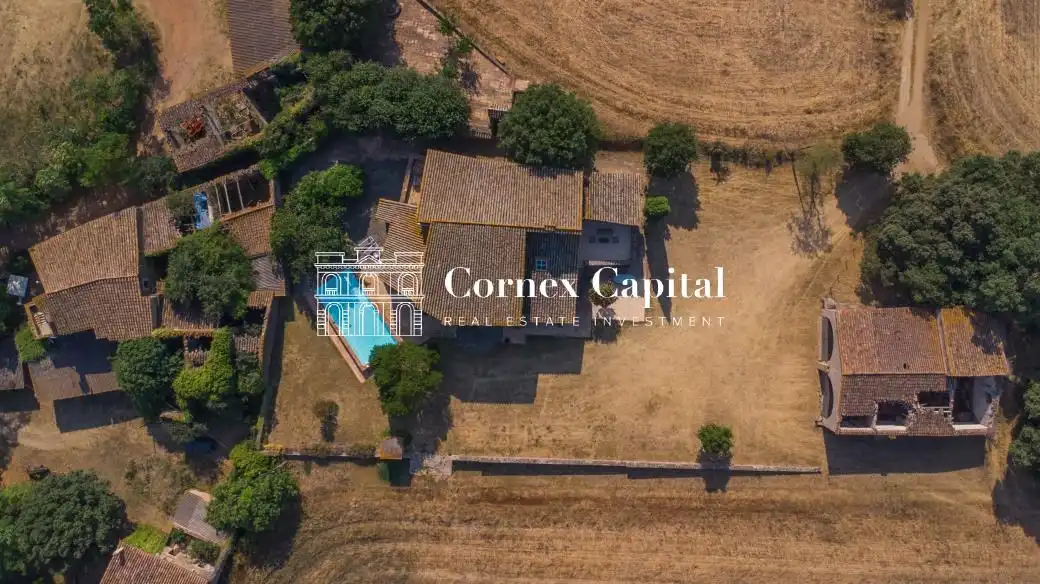 Country house zur Miete in Rupià mit Klimaanlage, Heizung und Privatgarten