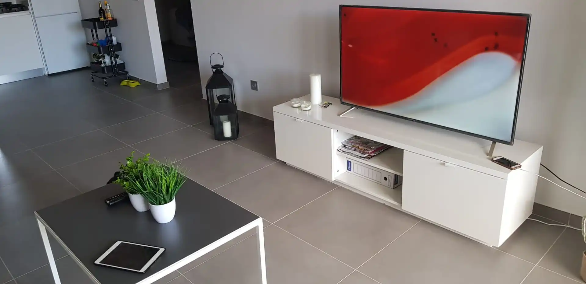 Sala de estar de Apartamento en venta en Granadilla de Abona con Aire acondicionado, Terraza y Amueblado