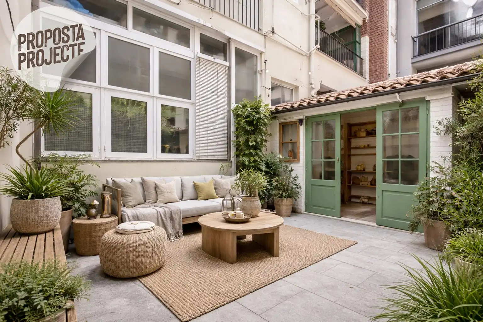 Terrassa de Planta baixa en venda en  Barcelona Capital amb Terrassa, Balcó i Alarma