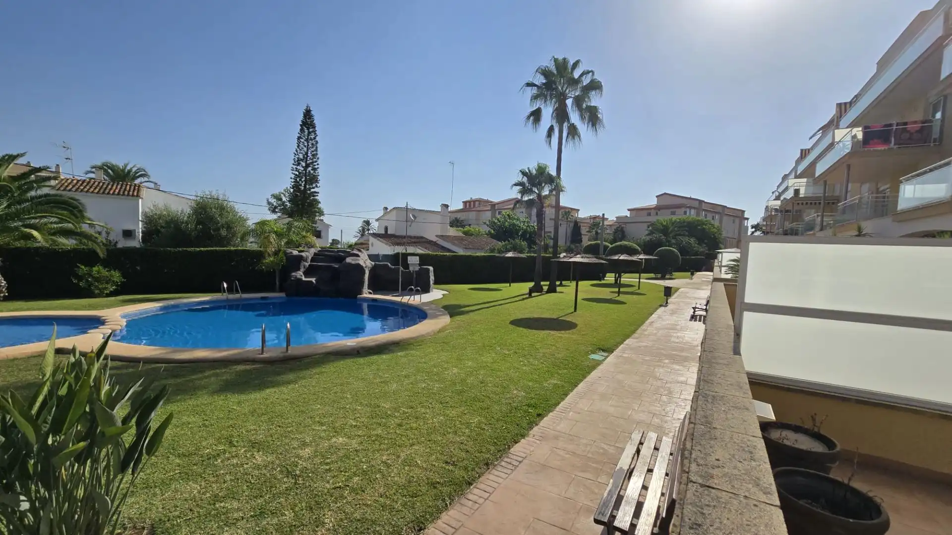 Jardí de Apartament en venda en Dénia amb Aire condicionat, Calefacció i Terrassa