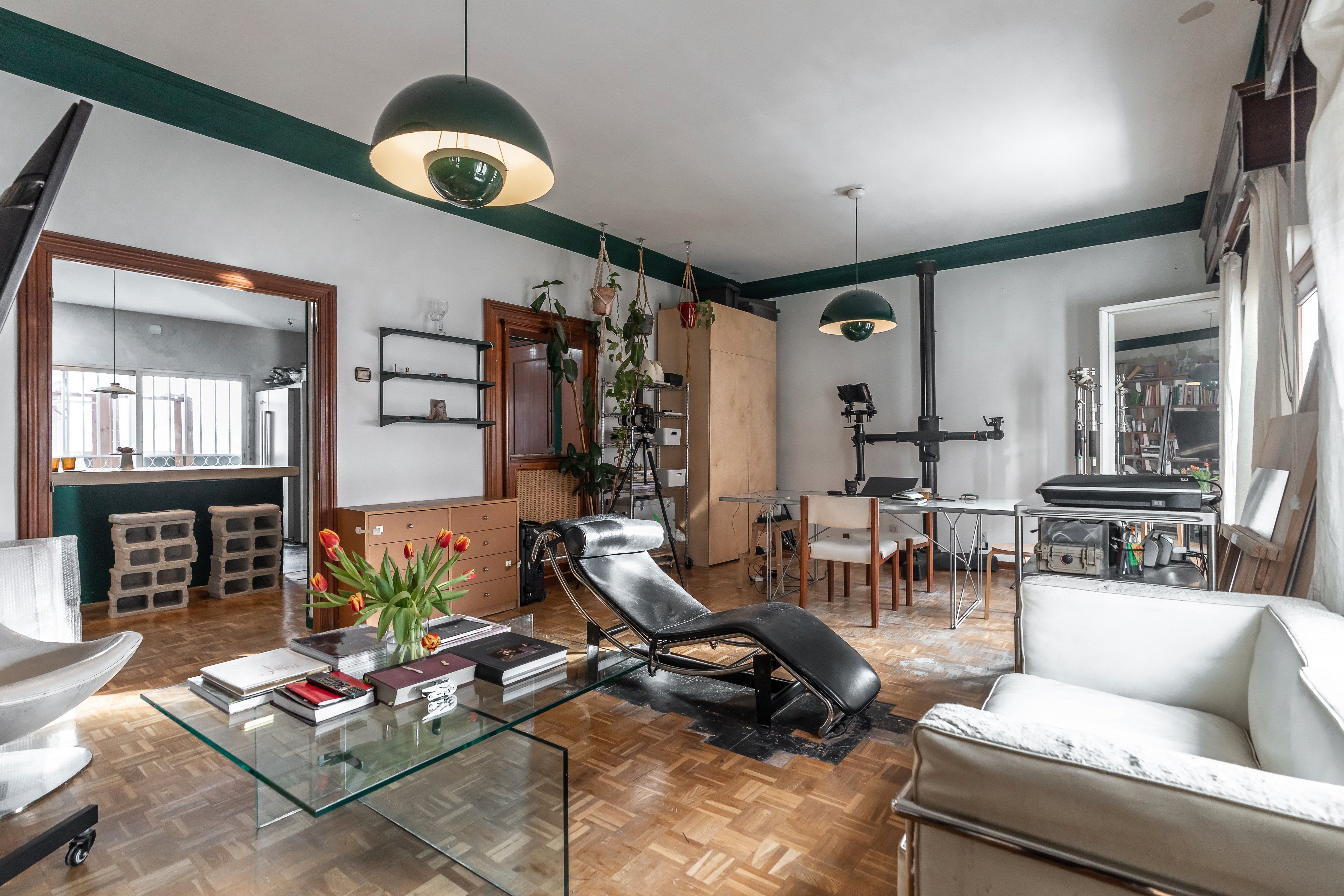 Sala d'estar de Pis en venda en  Madrid Capital amb Calefacció