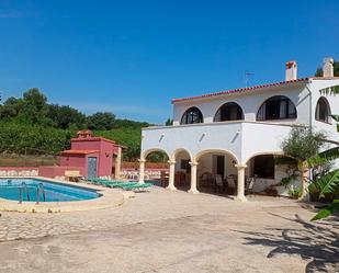 Exterior view of Country house for sale in Benidoleig  with Terrace and Swimming Pool