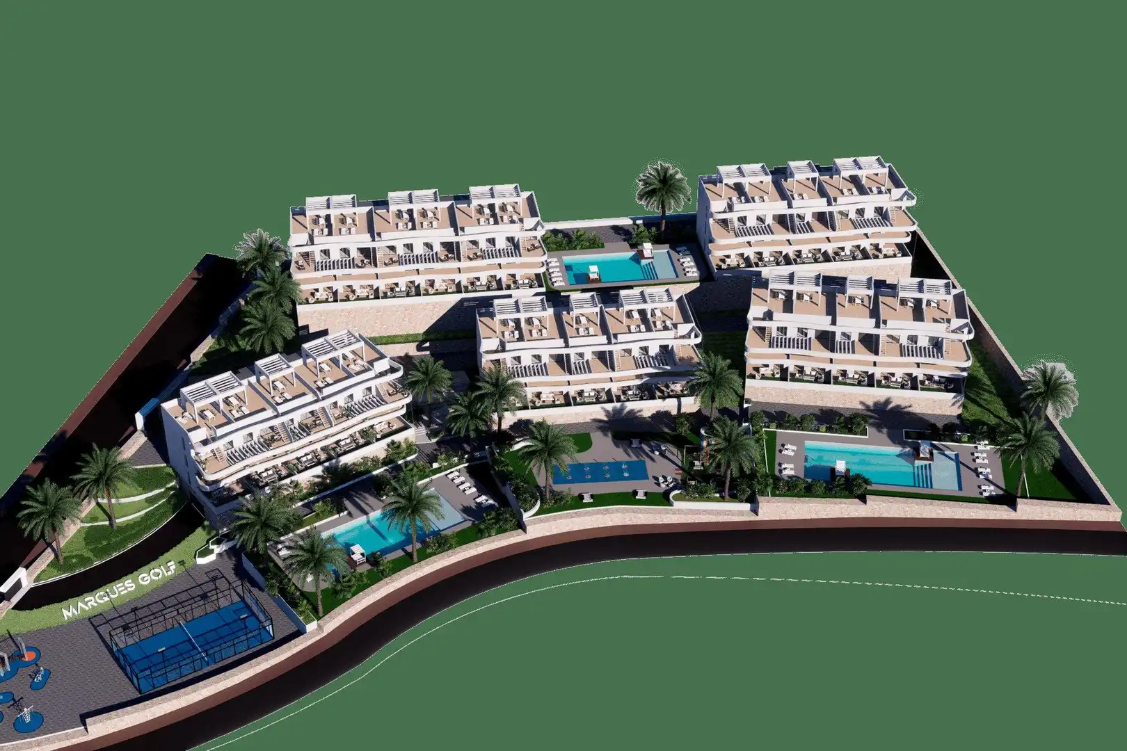 Exterior view of Apartments for sale in Finestrat  with Community pool