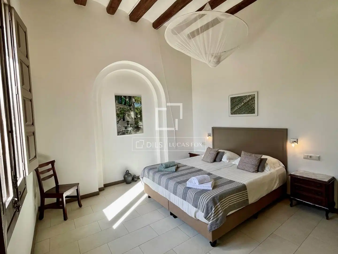 Bedroom of Country homes for sale in La Torre de Claramunt  with Air Conditioner, Heating and Private garden