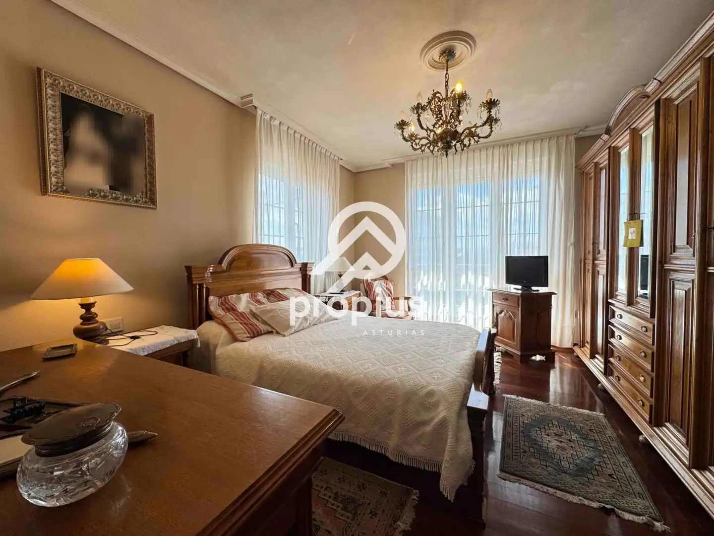 Bedroom of Houses for sale in Avilés  with Heating, Private garden and Parquet flooring