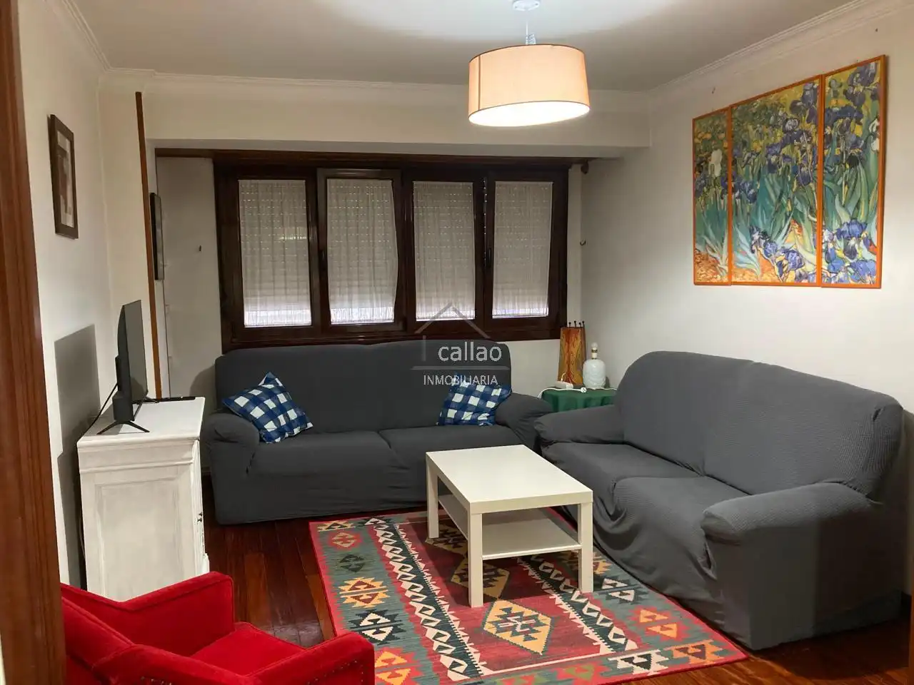 Wohnzimmer von Wohnung zur Miete in Ferrol mit Heizung und Möbliert