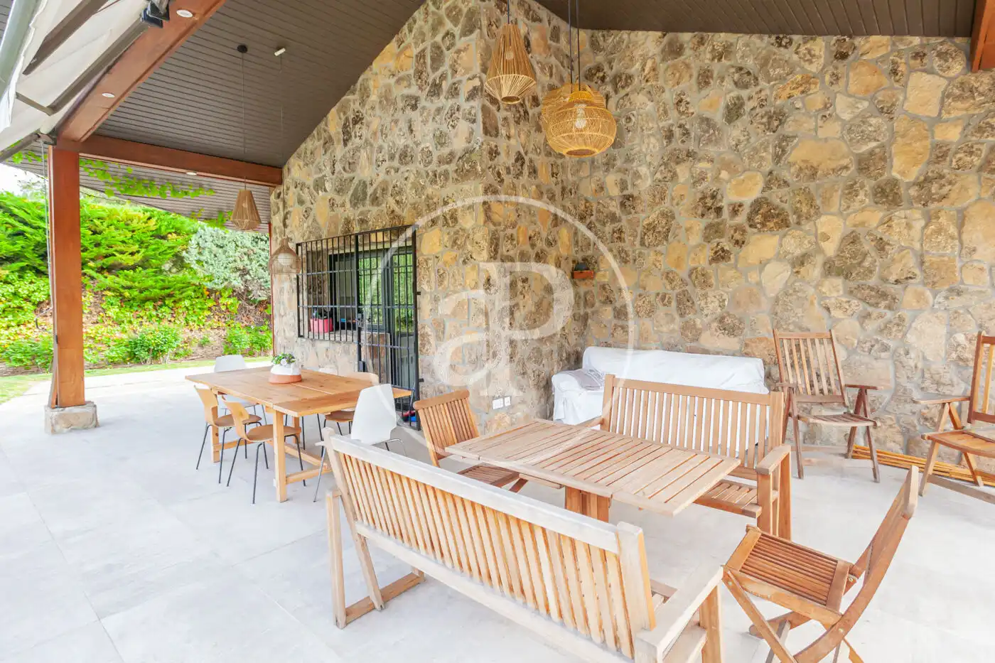Terraza de Casa o chalet en venta en Pozuelo de Alarcón con Aire acondicionado, Calefacción y Jardín privado