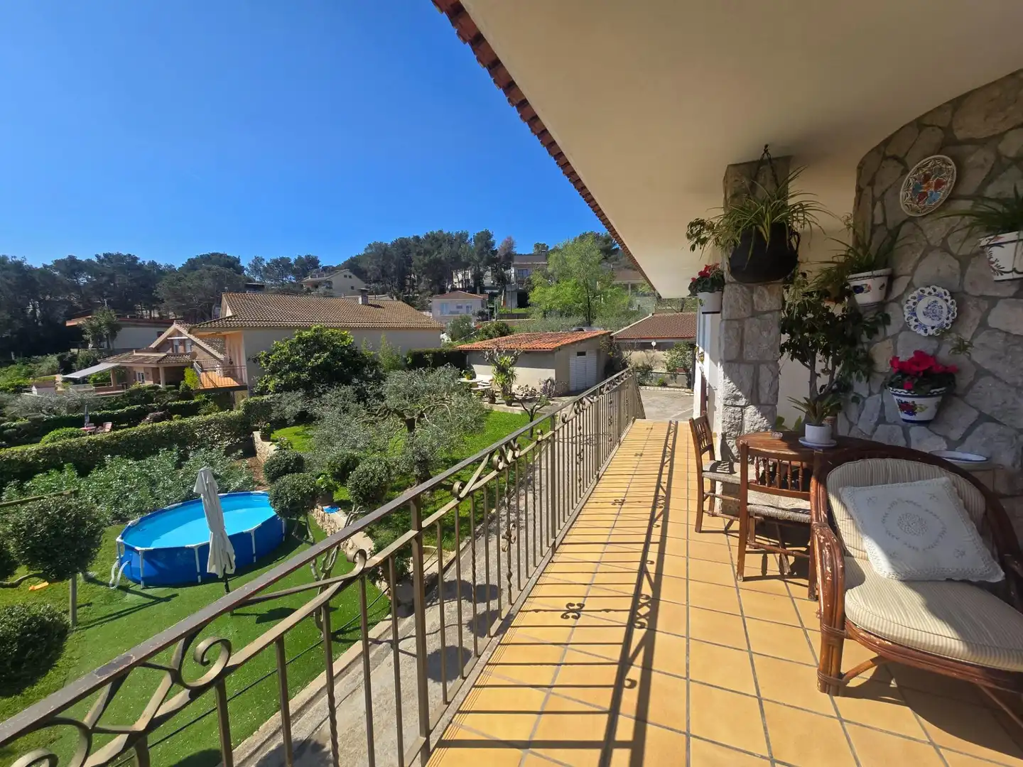 Terraza de Casa o chalet en venta en Canyelles con Calefacción, Jardín privado y Terraza