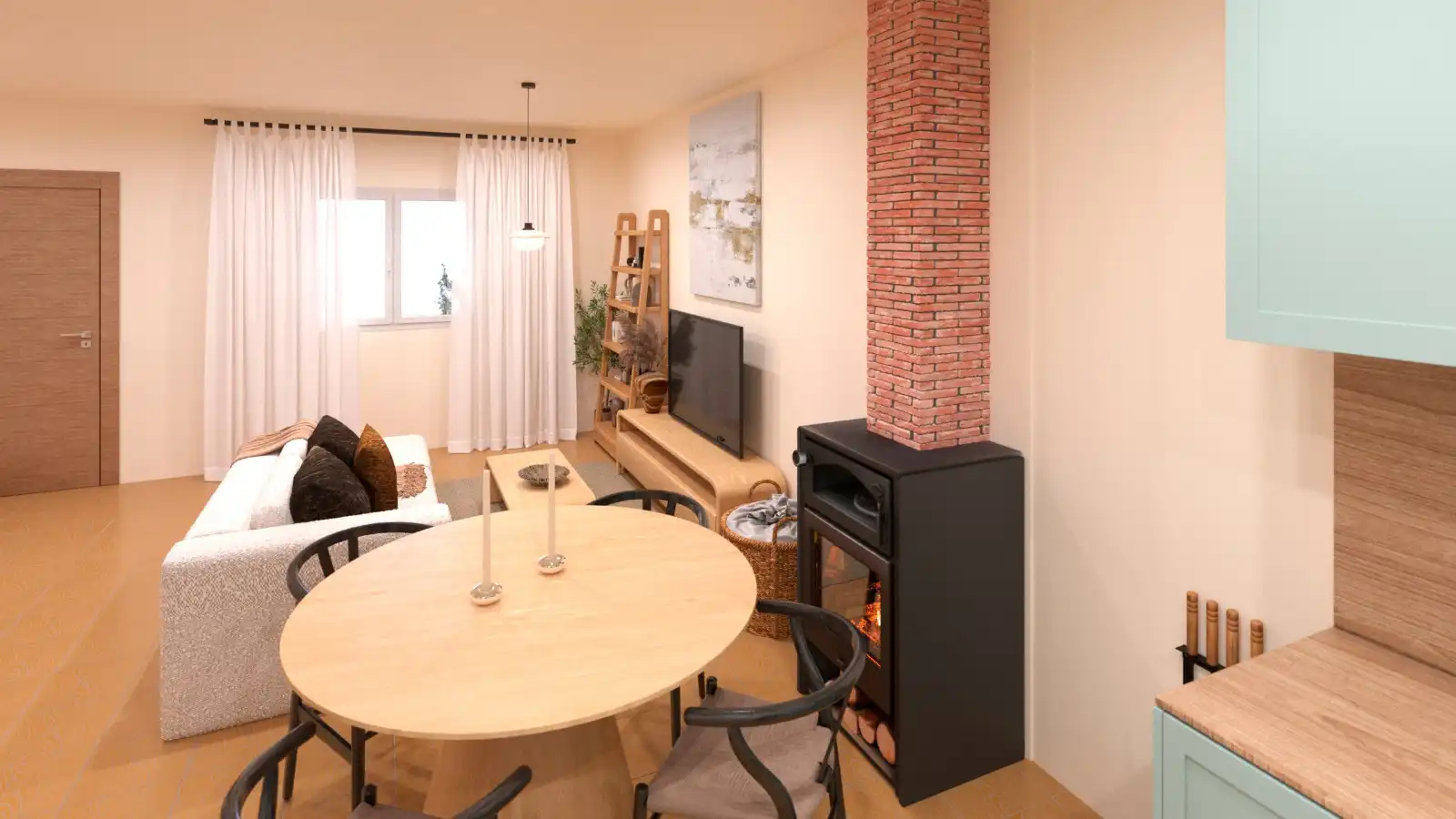 Sala d'estar de Casa o xalet en venda en Abla amb Terrassa i Moblat