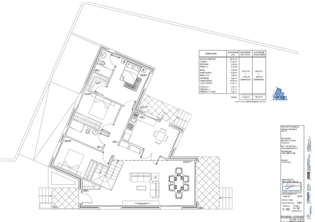 Residencial en venda en Sanxenxo
