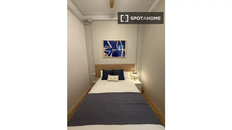 Bedroom of Flat for rent in Barcelona  with Air Conditioner, Heating and Furnished