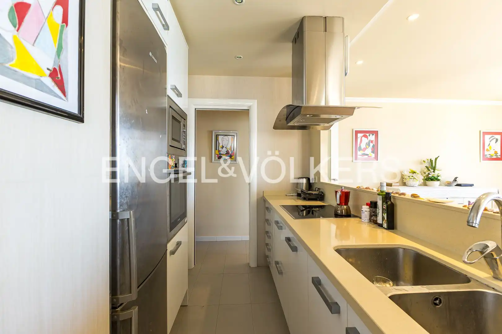 Cocina de Piso de alquiler en Cubelles con Aire acondicionado, Calefacción y Terraza