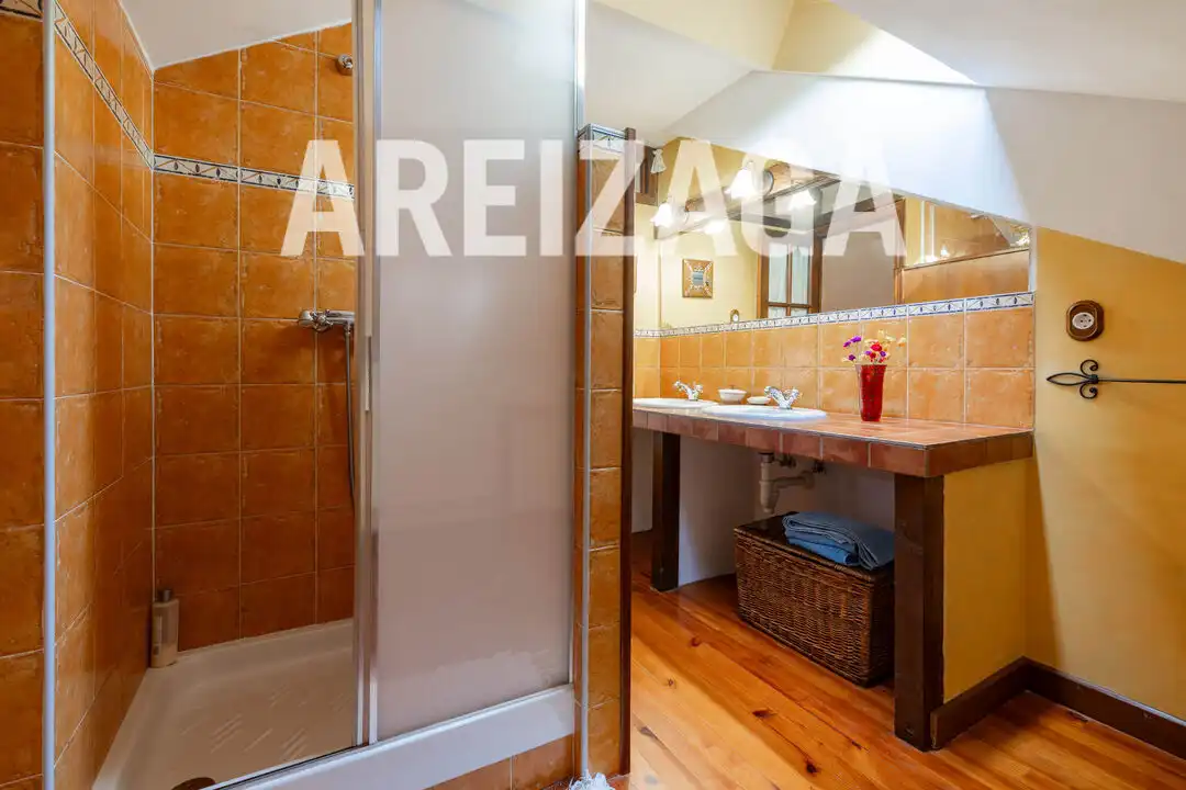 Baño de Casa o chalet en venta en Errenteria con Calefacción, Terraza y Piscina
