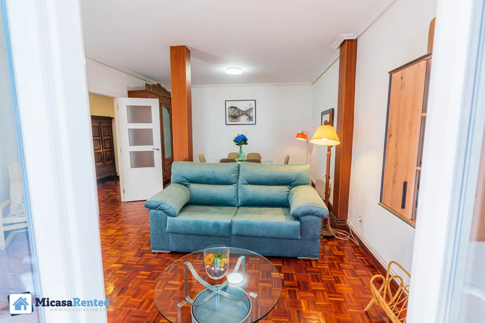Sala de estar de Piso en venta en Santander con Calefacción, Parquet y Terraza