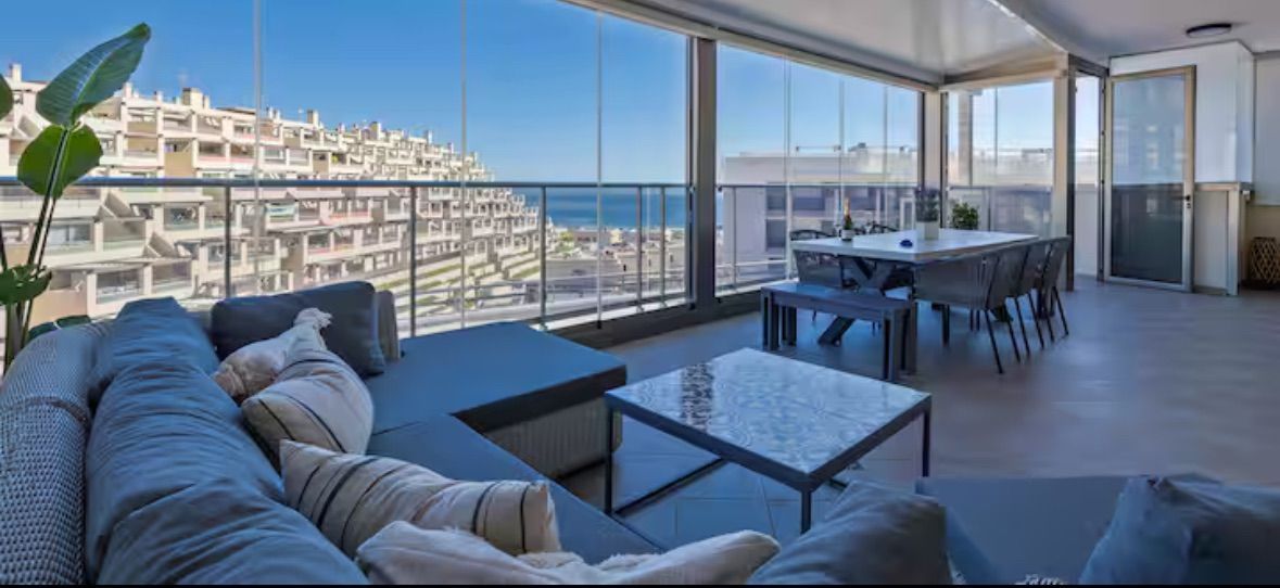 Terrasse von Maisonette zur Miete in Elche / Elx mit Klimaanlage, Heizung und Terrasse