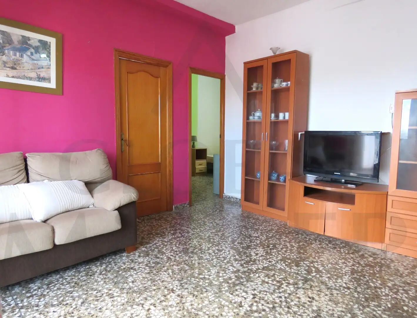 Sala de estar de Piso en venta en Cartagena con Balcón