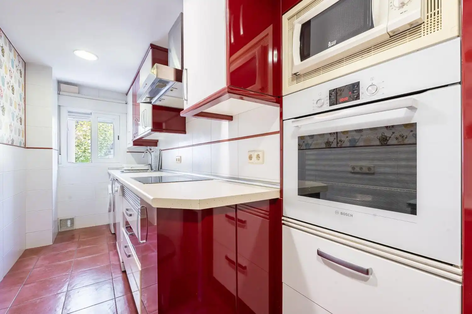 Kitchen of Flat for sale in Madrid  with Air Conditioner, Heating and Private garden